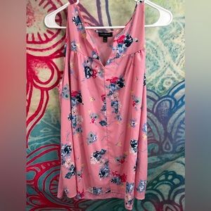 Lane Bryant Pink Floral Top